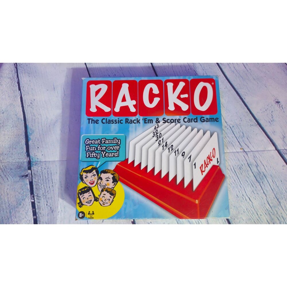 RACKO Classic Card Game Retro Box Edition Family Night 2-4 Players